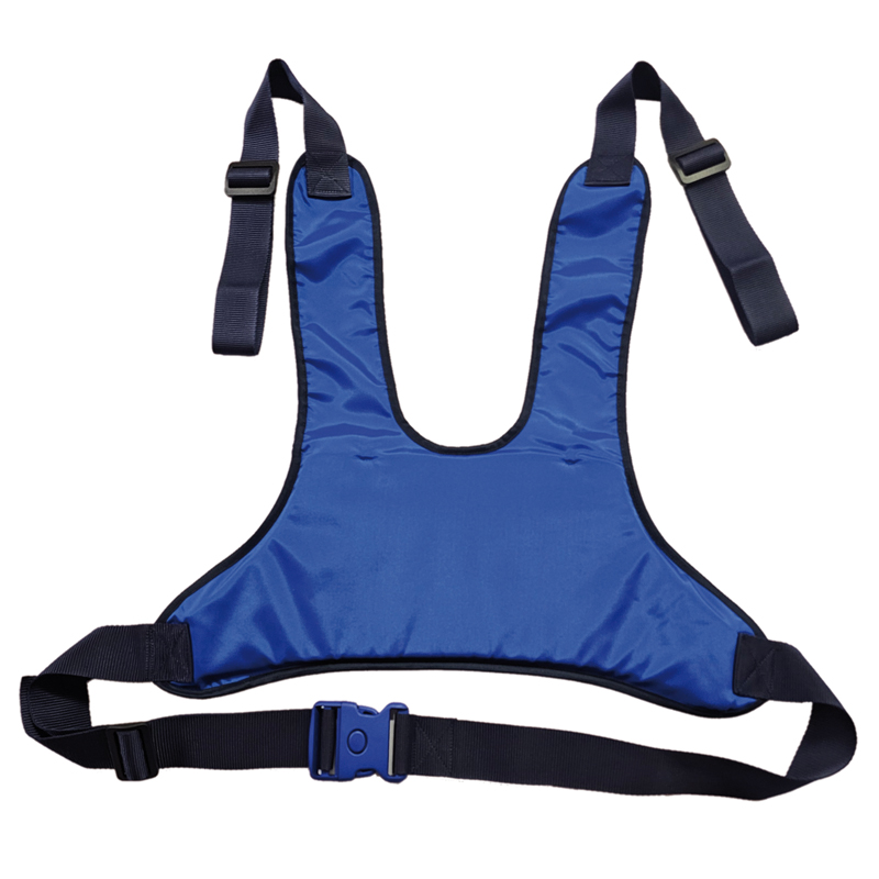 Chest belt with safety fastening
