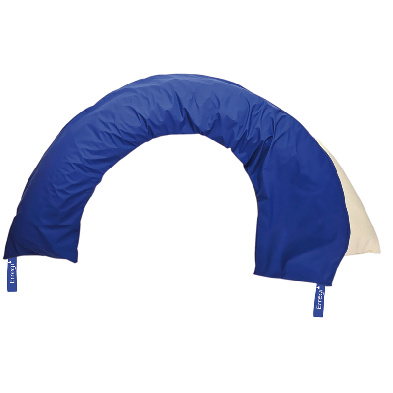 Removable half-moon positioning cushion